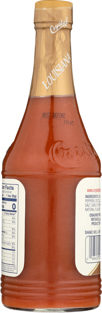 Crystal: Hot Sauce With Garlic, 12 Oz