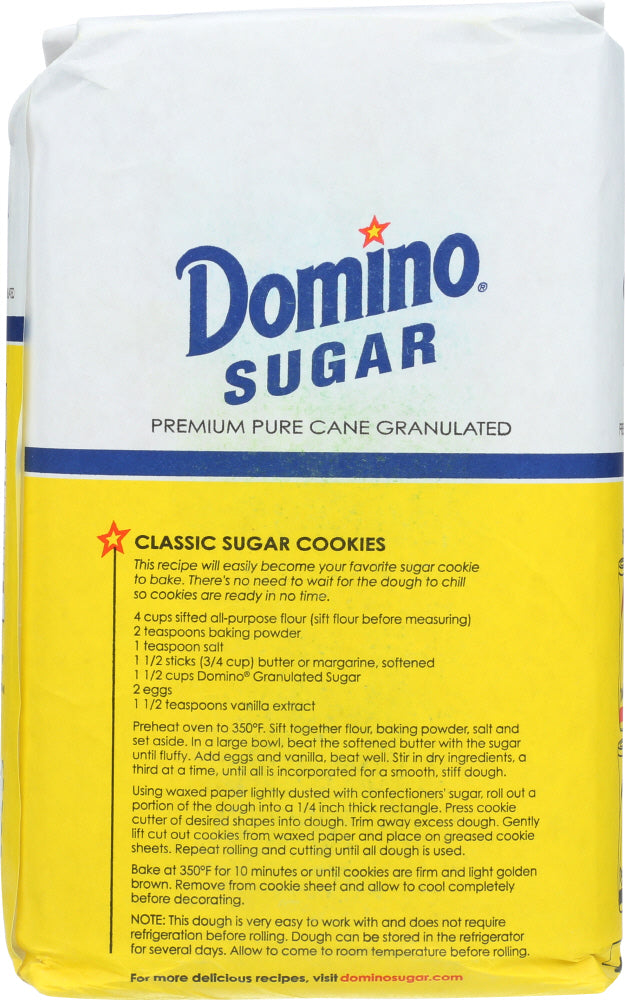 Domino: Sugar Granulated, 4 Lb