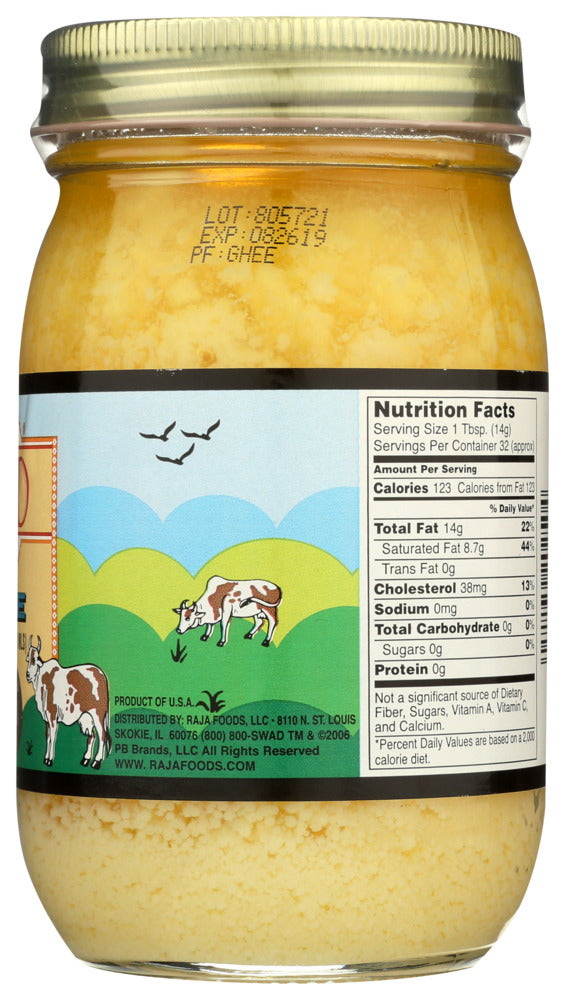 Swad: Ghee Clarified Butter, 16 Oz