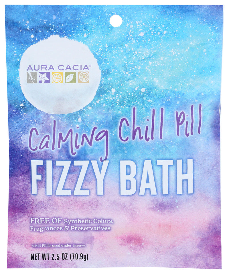 Aura Cacia: Calming Chill Pill Fizzy Bath, 2.5 Oz