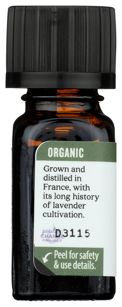 Aura Cacia: Organic French Lavender Pure Essential Oil, 0.25 Oz