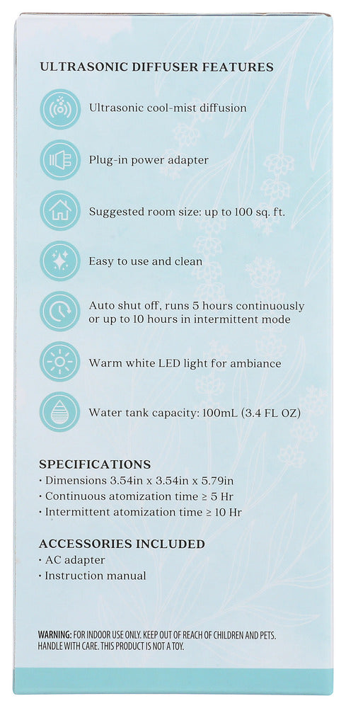 Aura Cacia: Diffuser Ultrsnc Clstial, 1 Ea