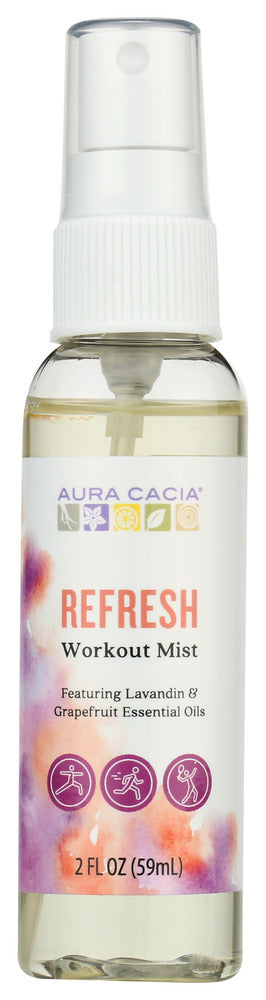 Aura Cacia: Mist Workout Refresh, 2 Oz