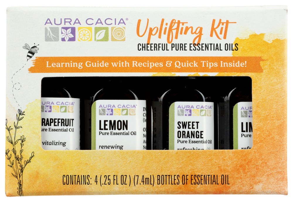 Aura Cacia: Oil Essential Uplift Kit, 1 Fo