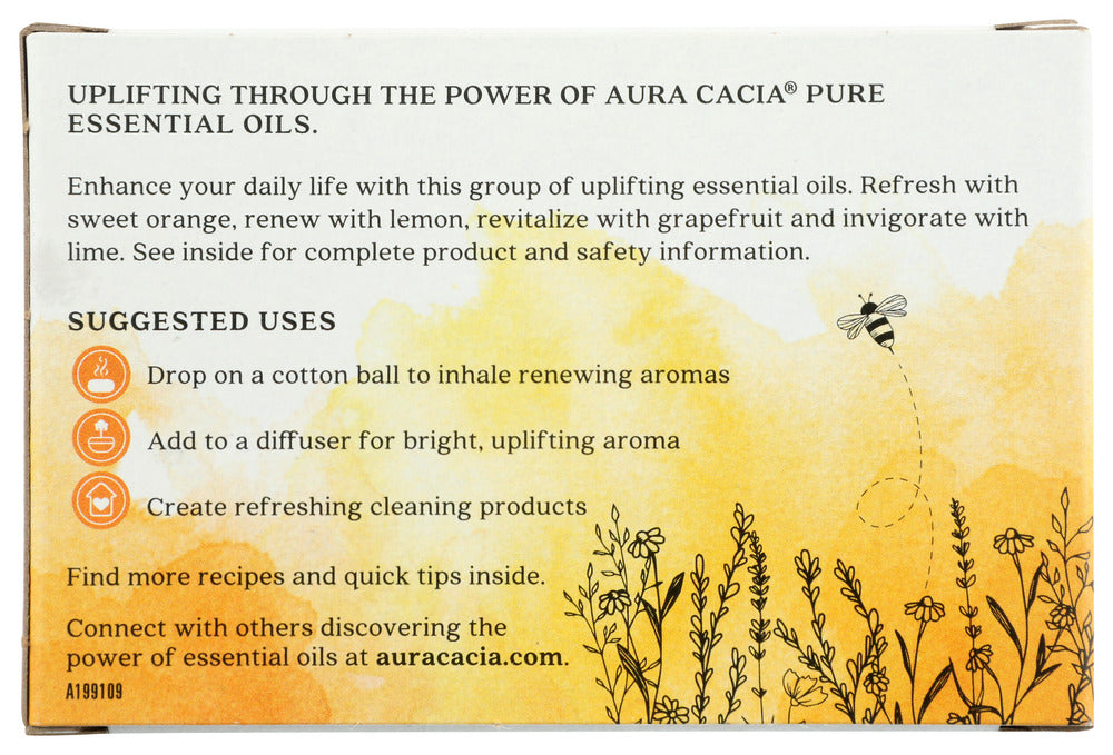 Aura Cacia: Oil Essential Uplift Kit, 1 Fo