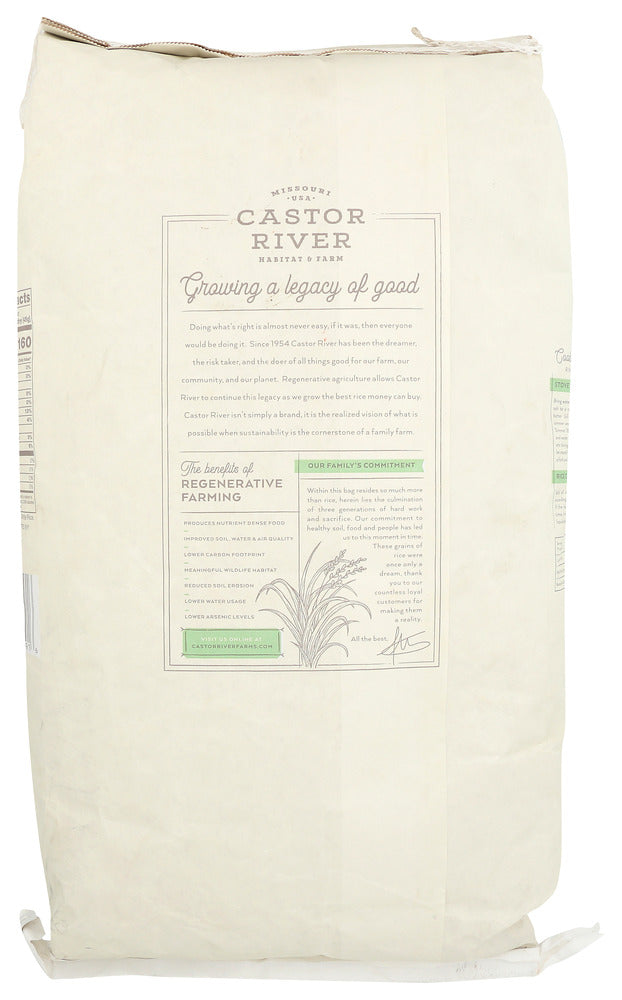 Castor River Farms: Long Grain White Rice, 24 Lb