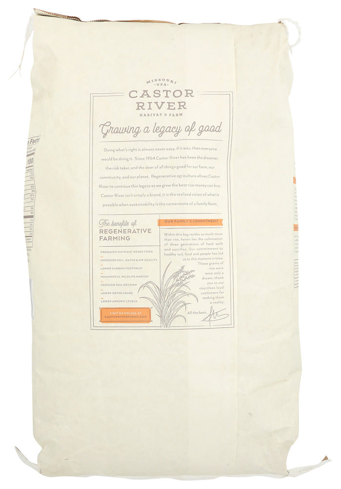 Castor River Farms: Long Grain Brown Rice, 24 Lb