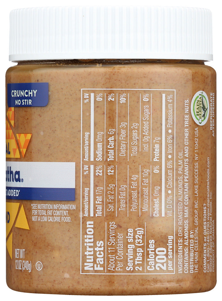 Maranatha: Butter Almnd Crnchy, 12 Oz