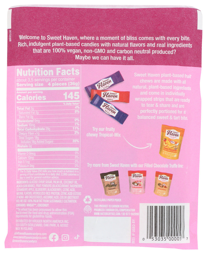 Sweet Haven: Candy Chewy Berry Pouch, 4.4 Oz