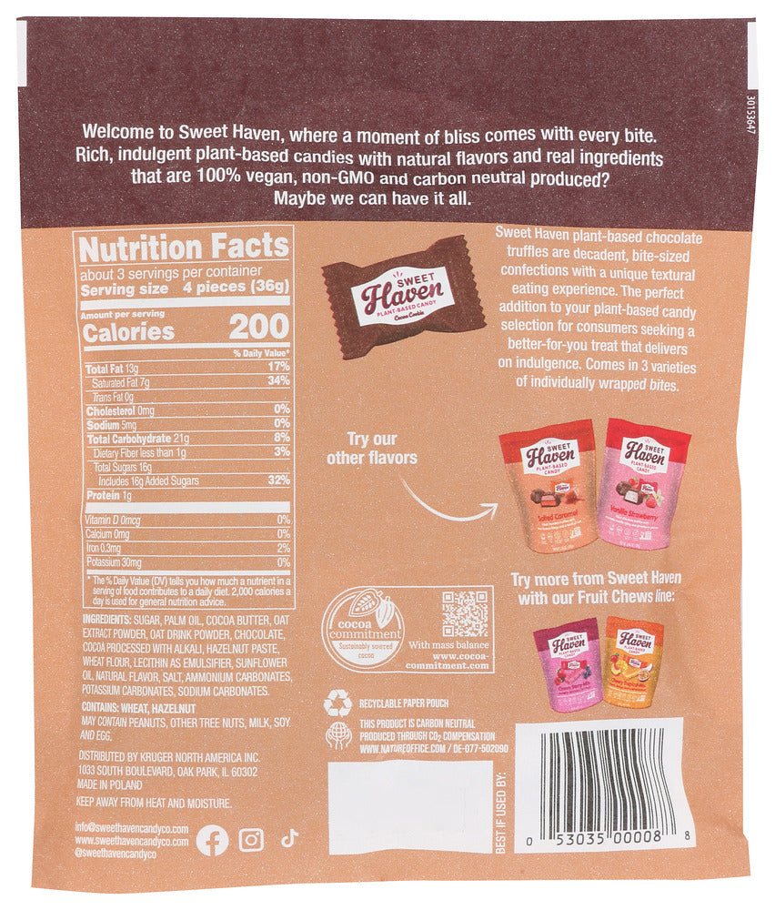 Sweet Haven: Cookie Cocoa Choc Pouch, 3.8 Oz