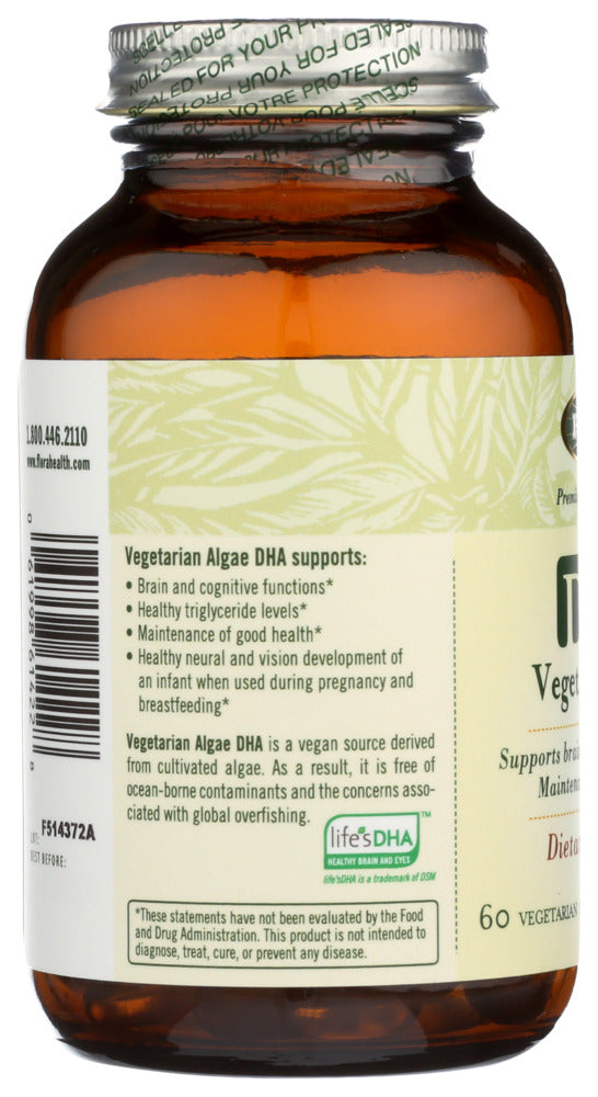 Flora Health: Dha Vegetarian Algae, 60 Cp