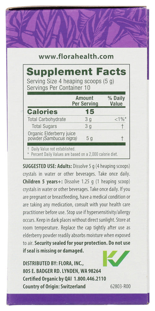 Flora Health: Sambu Guard Elderberry Crystals, 1.7 Oz