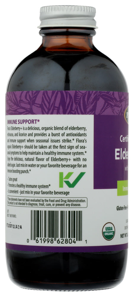 Flora Health: Elderberry+ With Echinacea, 8.5 Oz