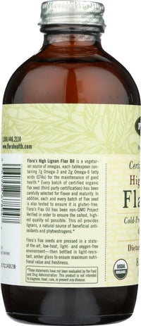 Flora Health: High Lignan Flax Oil, 8.5 Fo