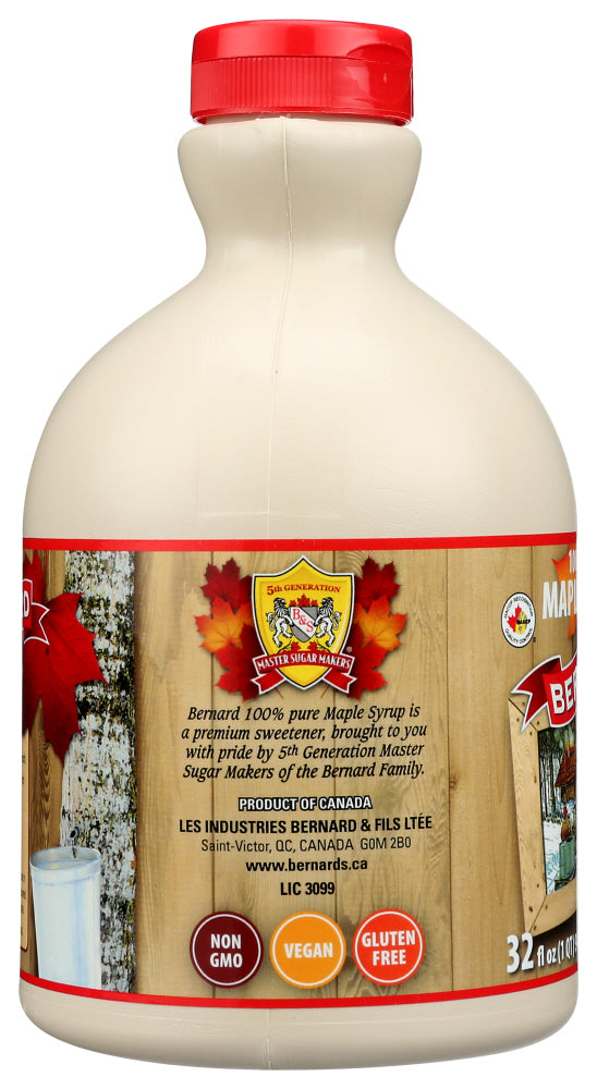 Bernard: Dark Pure Maple Syrup, 32 Fo