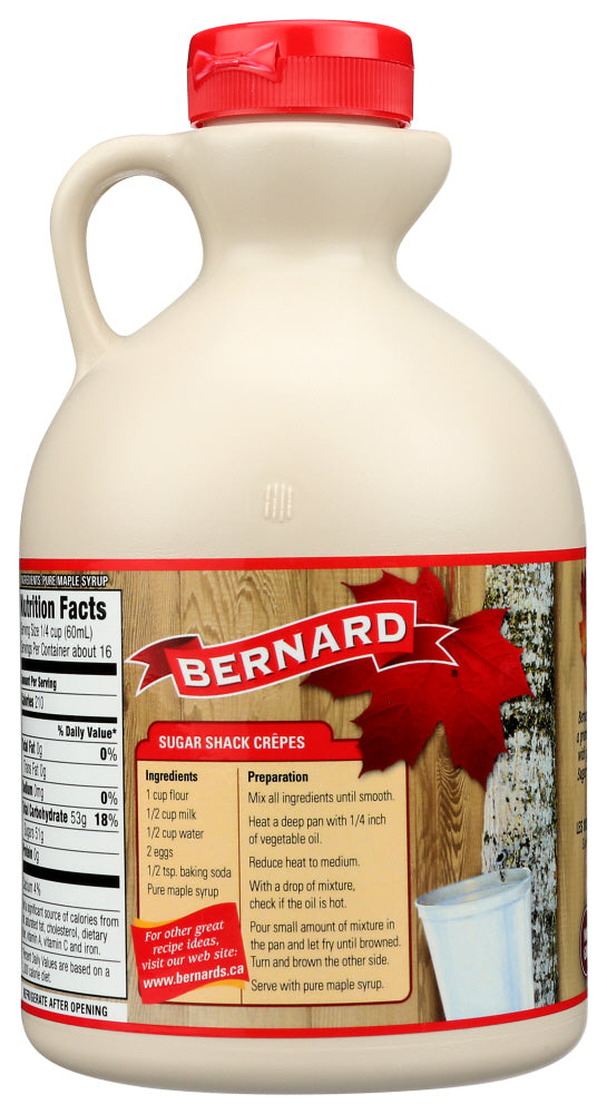 Bernard: Dark Pure Maple Syrup, 32 Fo