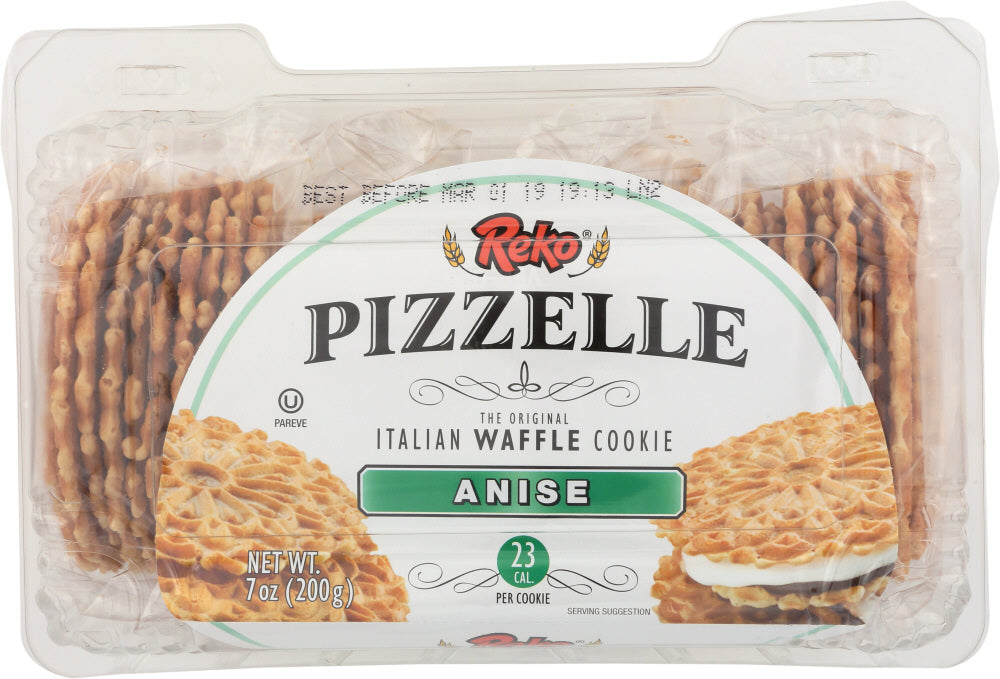 Reko: Cookie Pizzelle Anise, 7 Oz