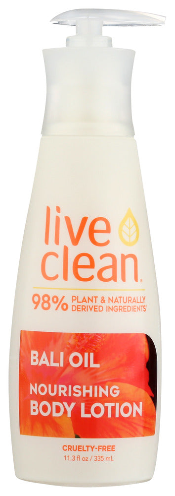 Live Clean: Bali Oil Nourishing Body Lotion, 11.3 Oz