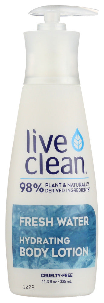 Live Clean: Fresh Water Hydrating Body Lotion, 11.3 Oz