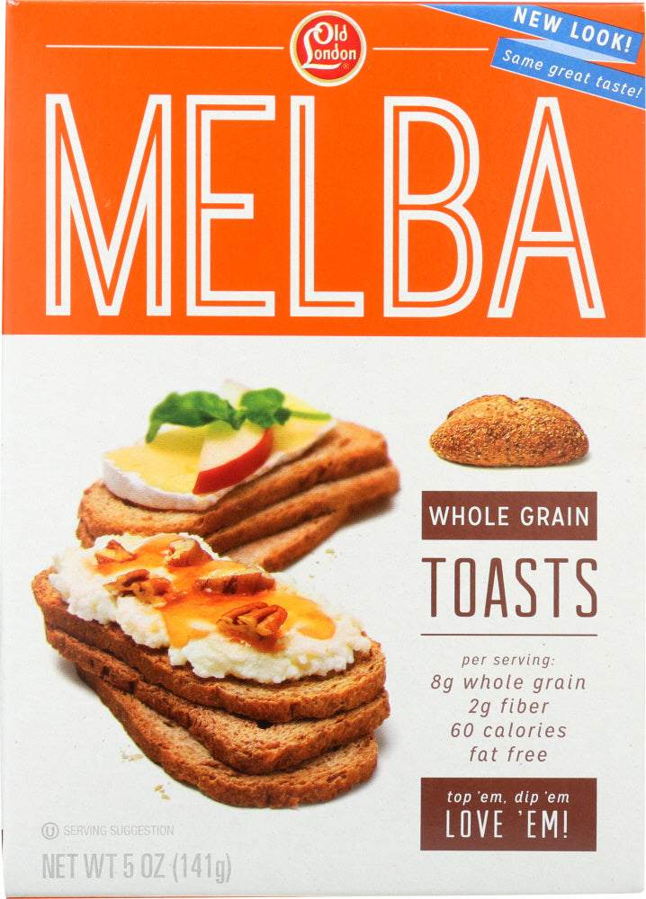 Old London: Melba Toast Whole Grn, 5 Oz