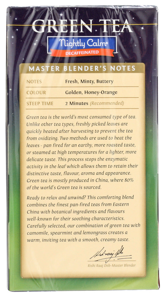 Twining Tea: Nightly Calm Green Tea, 20 Bg