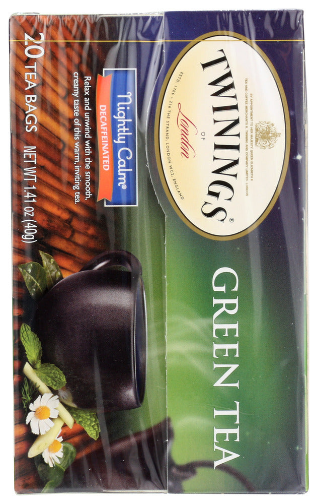 Twining Tea: Nightly Calm Green Tea, 20 Bg