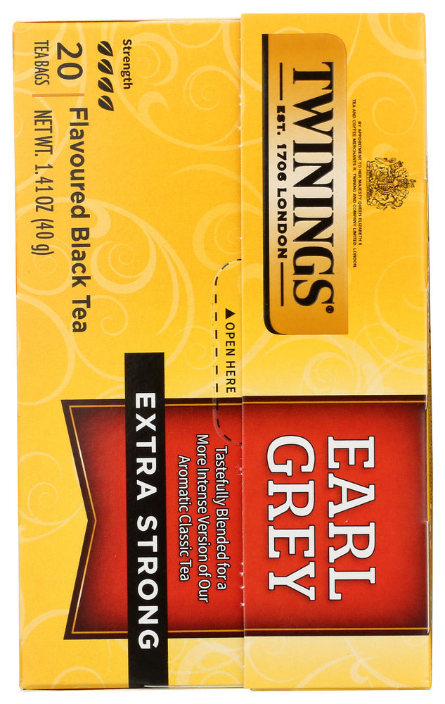 Twining Tea: Earl Grey Black Tea Extra Bold, 1.41 Oz