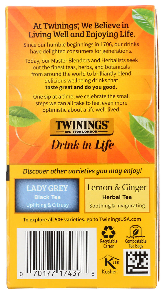 Twining Tea: Earl Grey Black Tea Extra Bold, 1.41 Oz