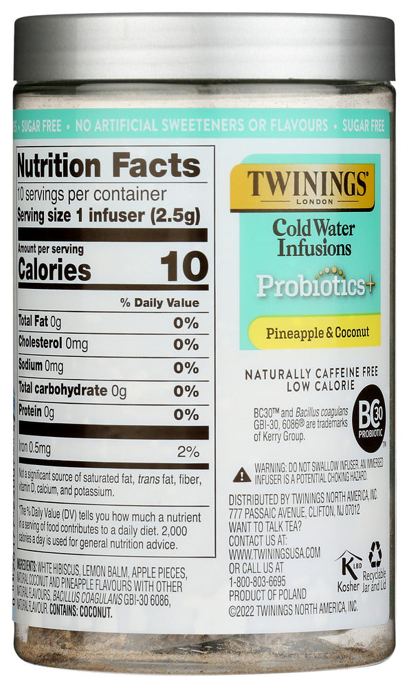 Twining Tea: Tea Cold Sblnd Probiotic, 10 Bg