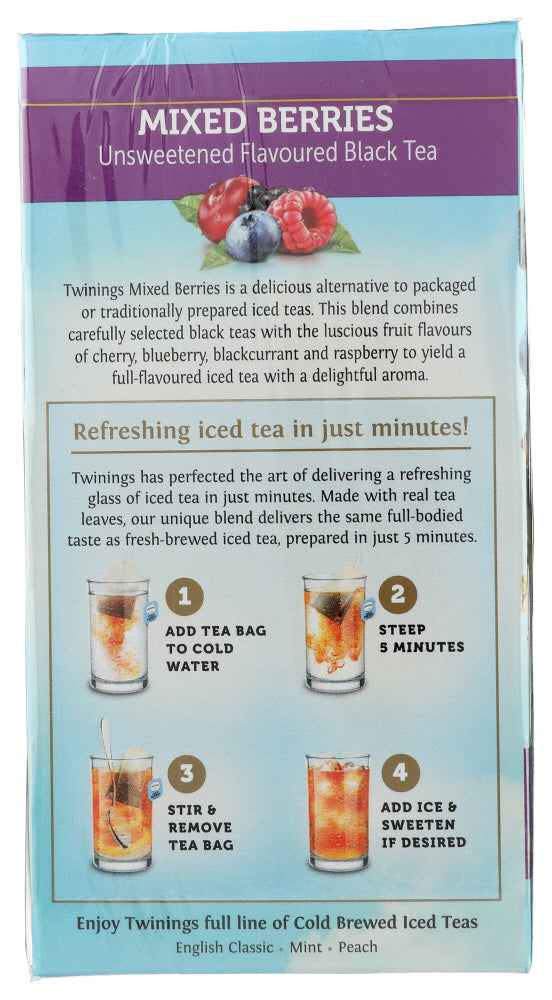 Twining Tea: Tea Cold Brw Mxd Berries, 20 Bg