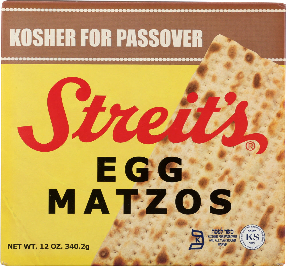 Streits: Vintage Egg Matzo, 12 Oz