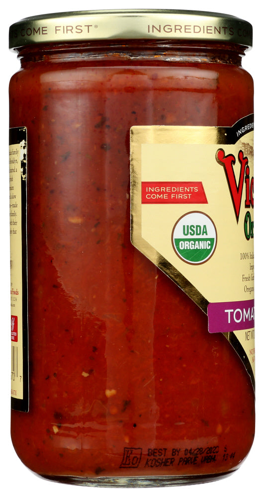 Victoria: Sauce Tmto Herb Org, 24 Oz