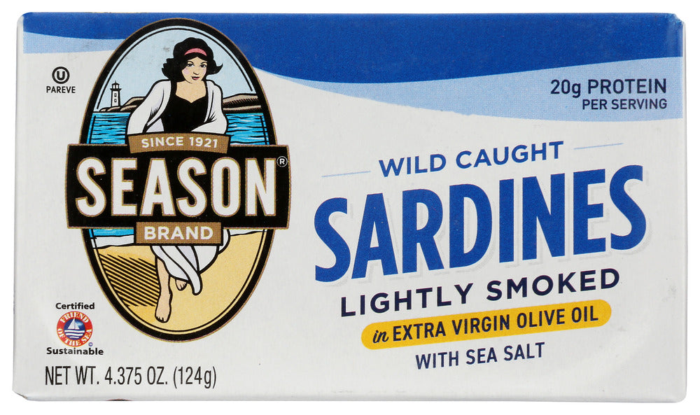 Season: Lightly Smoked Sardines, 4.37 Oz