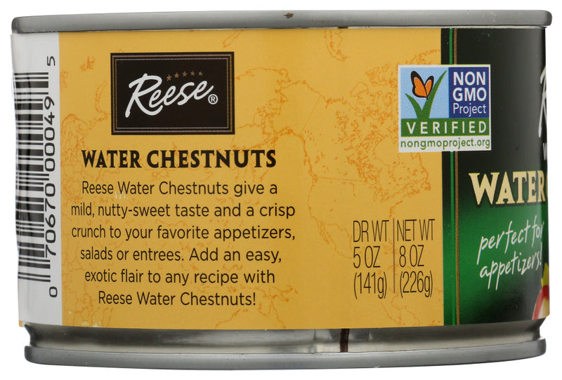 Reese: Whole Water Chestnuts, 8 Oz