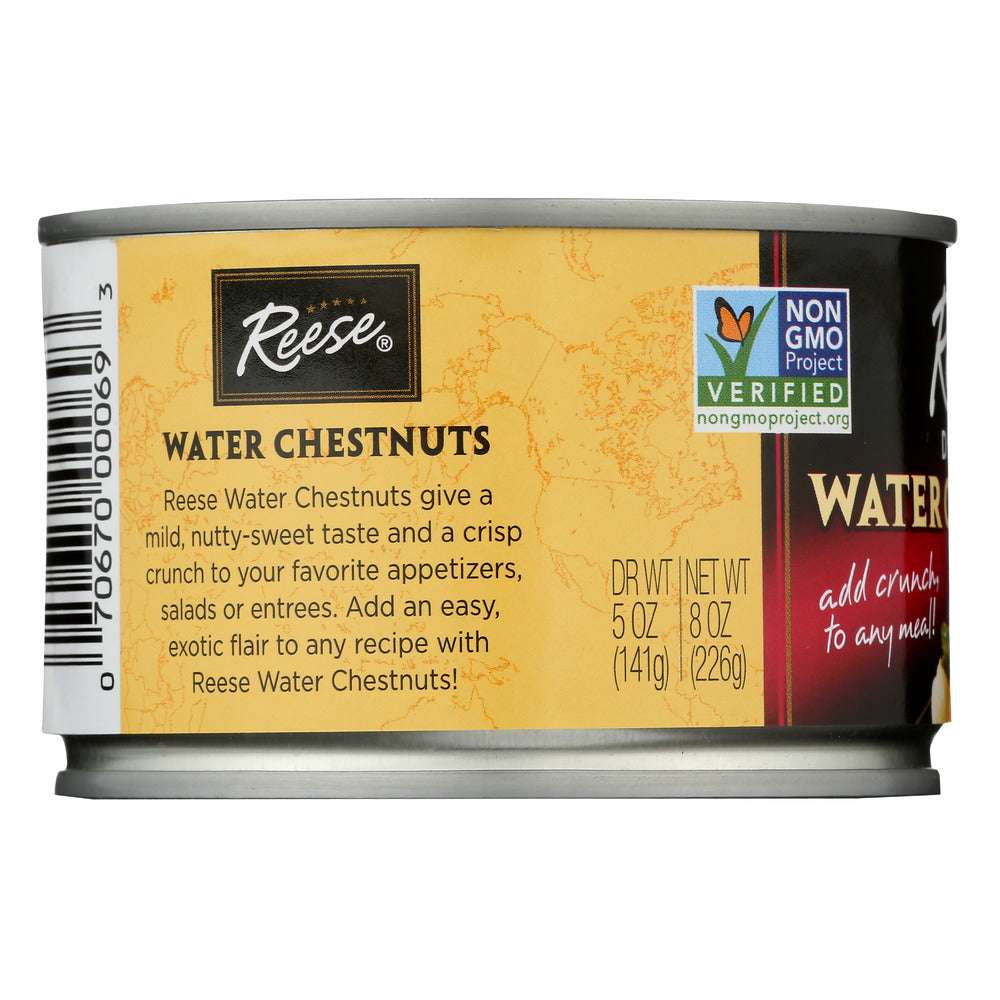 Reese: Water Chestnuts Diced, 8 Oz