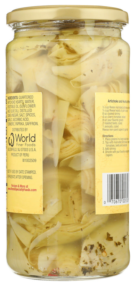 Reese: Marinated Artichoke Hearts, 24 Oz