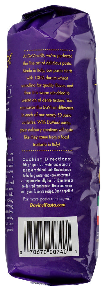 Davinci: Ziti Cut Pasta, 16 Oz