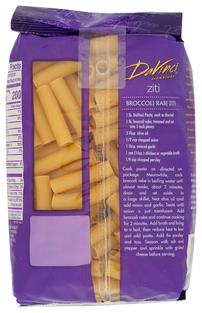 Davinci: Ziti Cut Pasta, 16 Oz