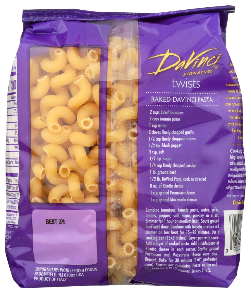 Davinci: Twists Pasta, 16 Oz