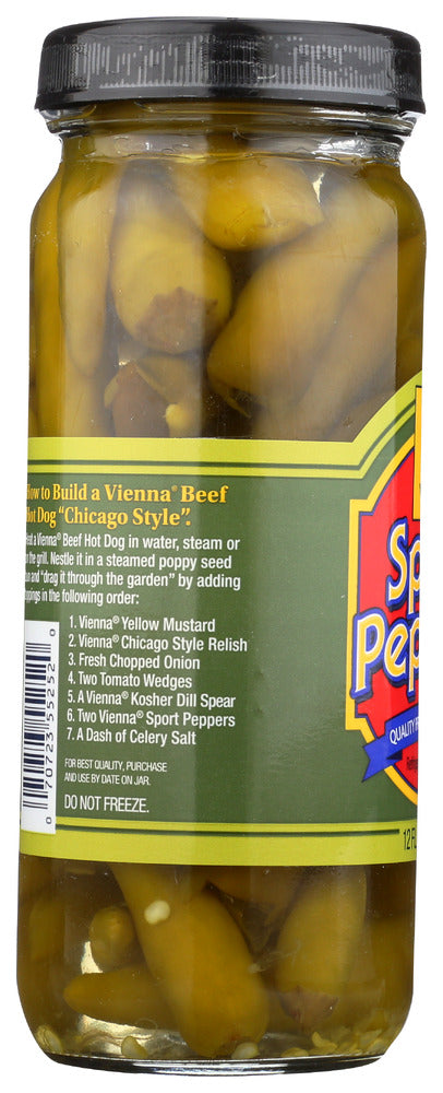 Vienna Beef: Sport Peppers, 12 Fo