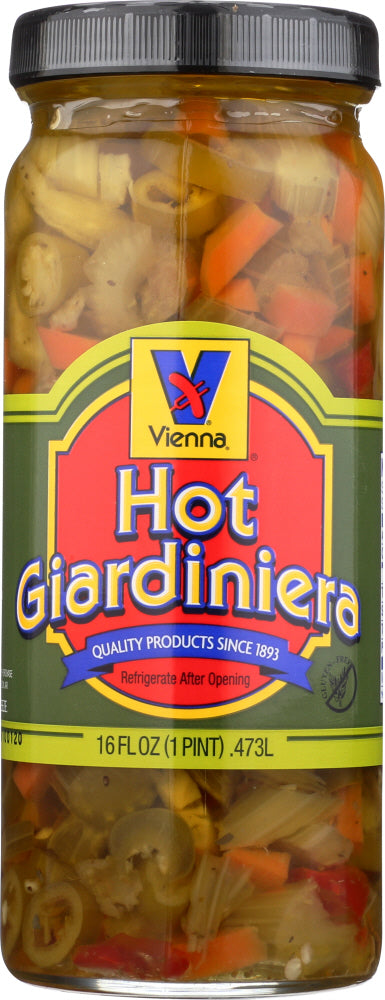 Vienna Beef: Giardiniera Hot, 16 Oz