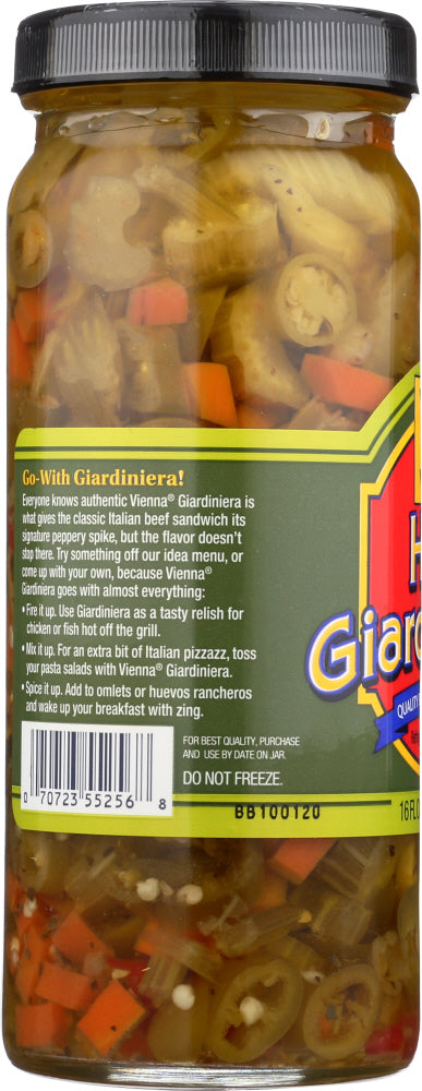 Vienna Beef: Giardiniera Hot, 16 Oz