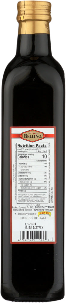 Bellino: Balsamic Vinegar Of Modena, 16.9 Fo