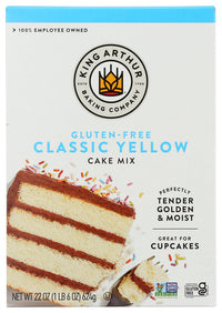 King Arthur: Mix Cake Yellow Gf, 22 Oz