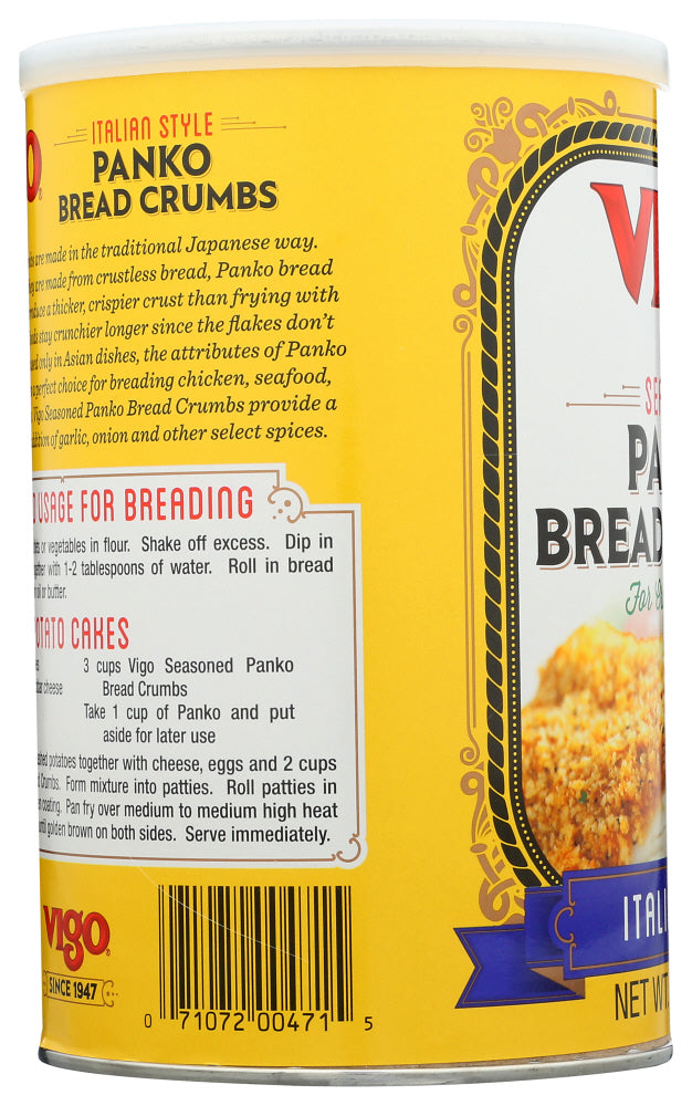 Vigo: Seasoned Panko Bread Crumbs, 8 Oz