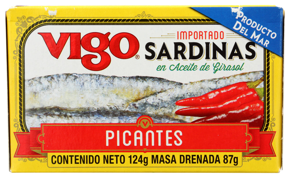 Vigo: Sardine Spiced, 4.37 Oz