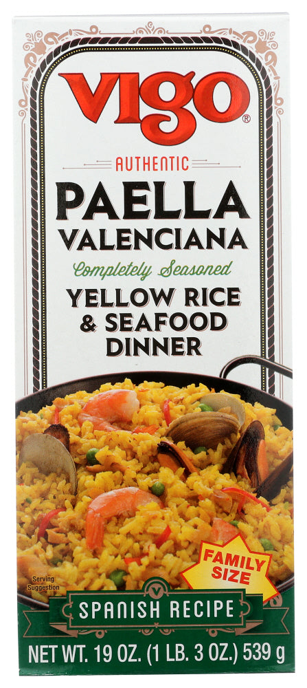 Vigo: Paella Valenciana Yellow Rice & Seafood Dinner, 19 Oz