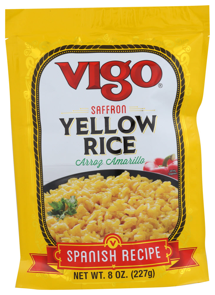 Vigo: Rice Yellow Stand Up Bag, 8 Oz