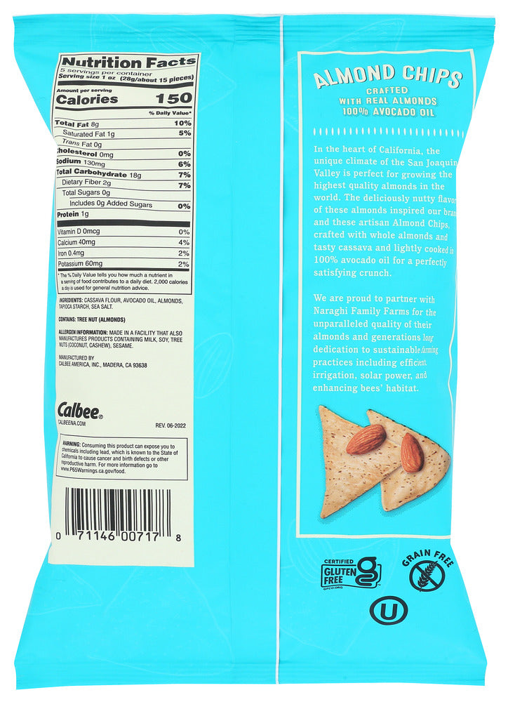 San Joaquin: Sea Salt Almond Nut Chips, 5 Oz