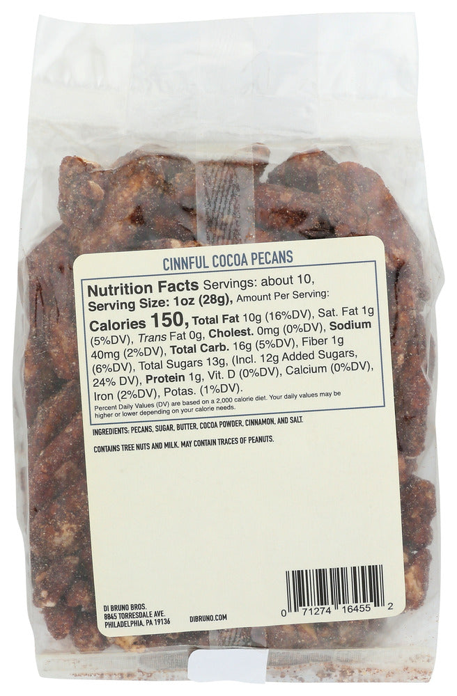 Dibruno: Cinnful Cocoa Pecans, 10 Oz